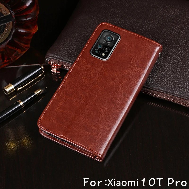 Бумажник для карт чехол Xiaomi Mi 10 T Pro Lite 5G кожаный телефона чехол-бумажник с