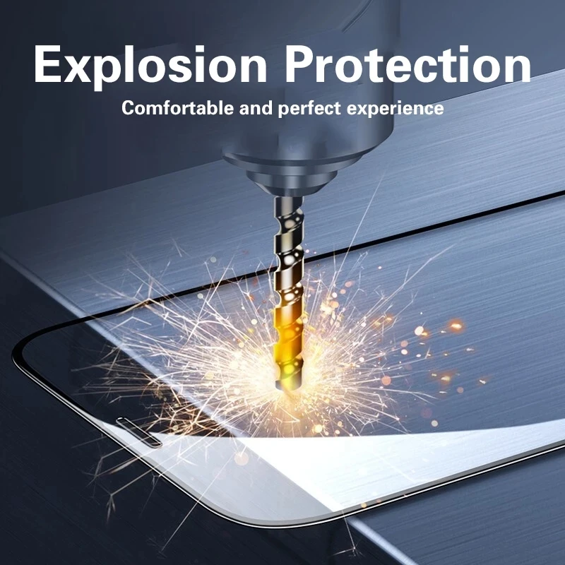 

Screen Protector Tempered Glass Full Cover on the For iPhone 11 12 Pro Max X XR XS Max 7 8 Plus SE 2020 Curved Protective Glass