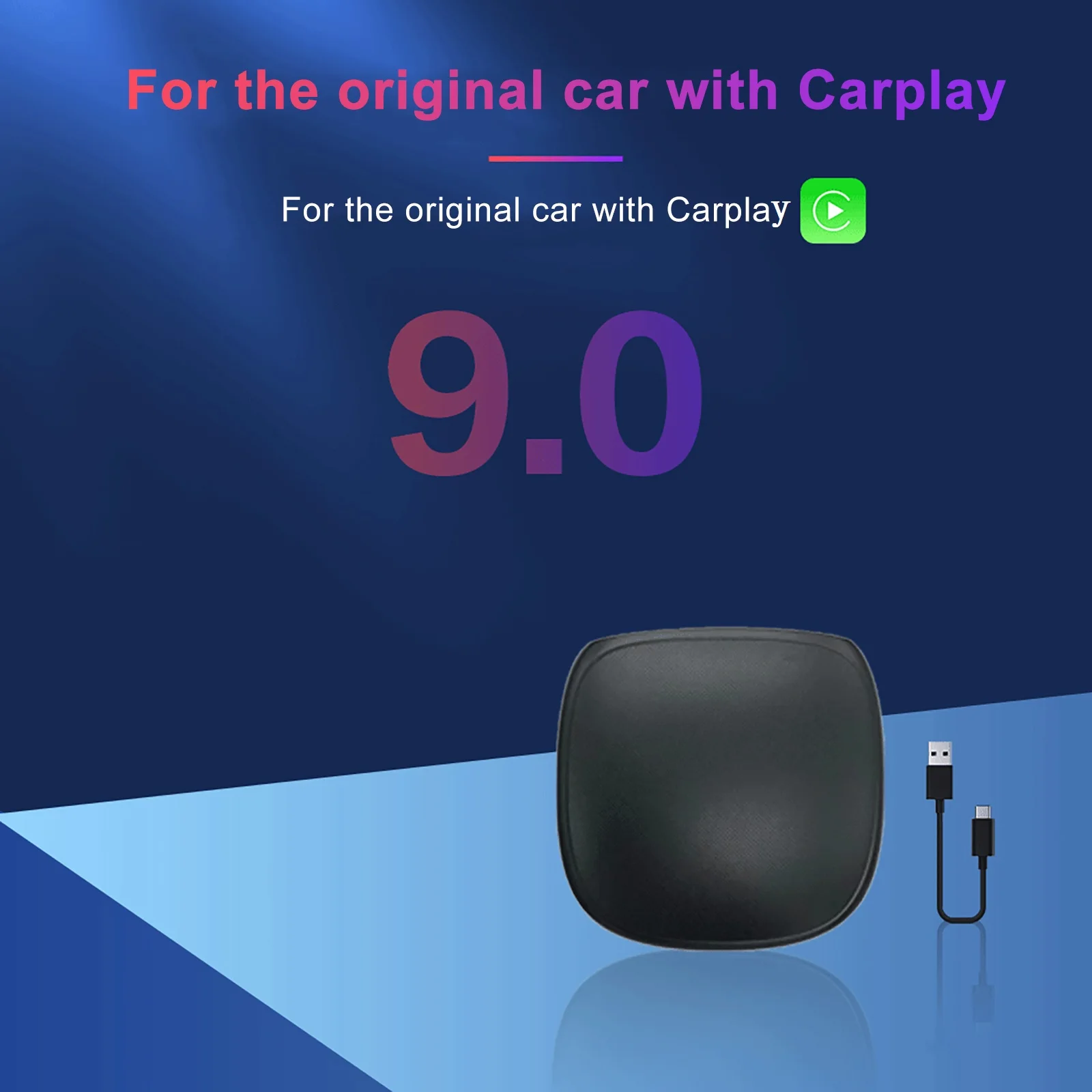 

Android 9.0 Carplay AI Box Adapter 4+64G Car Multimedia Player Audio Navigation Mirror Link for VW Audi Honda Volvo Golf Peugeot