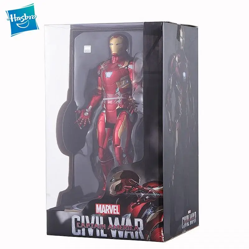 

18cm Original HASBRO Marvel MK46 Lron Man Movable joints Move Action Anime Toy figures For Children Model Toys
