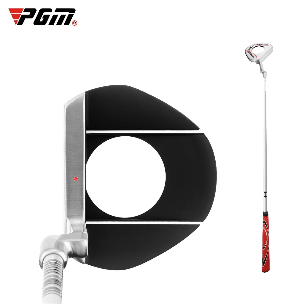 PGM TUG032 Golf Club Rubber Grip Men's Right Hand Putter Low Center Of Gravity With Aiming Line With Ball Picking Function