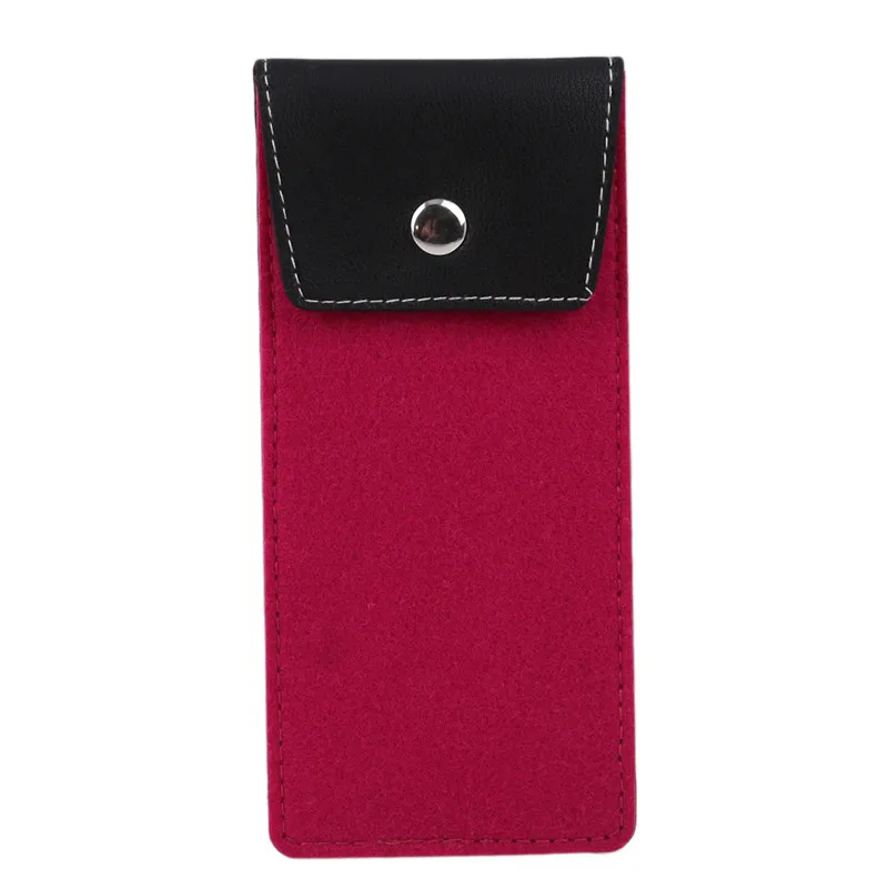 Портативная сумка для очков из искусственной кожи мягкий короткий чехол с