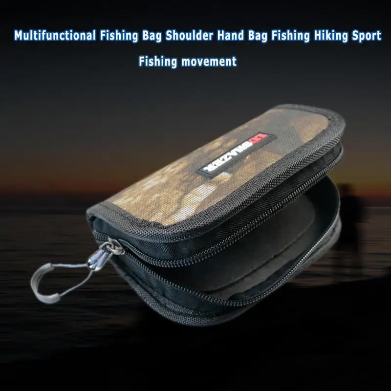 Сумки для рыбалки нейлон приманки Pesca поясная сумка полюс посылка Рыболовная