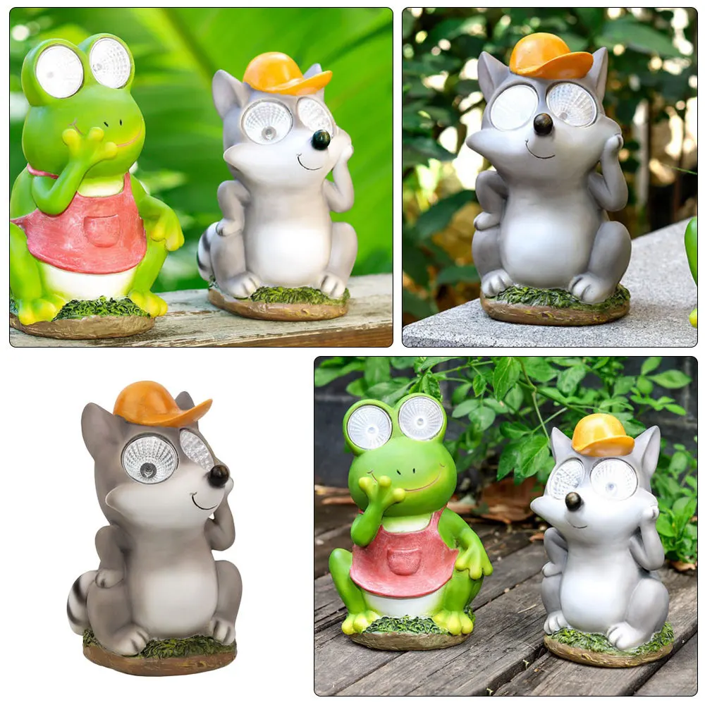

1Pc LED Solar Spotlight Frogs Shape Garden Light Waterproof Yard Lamp