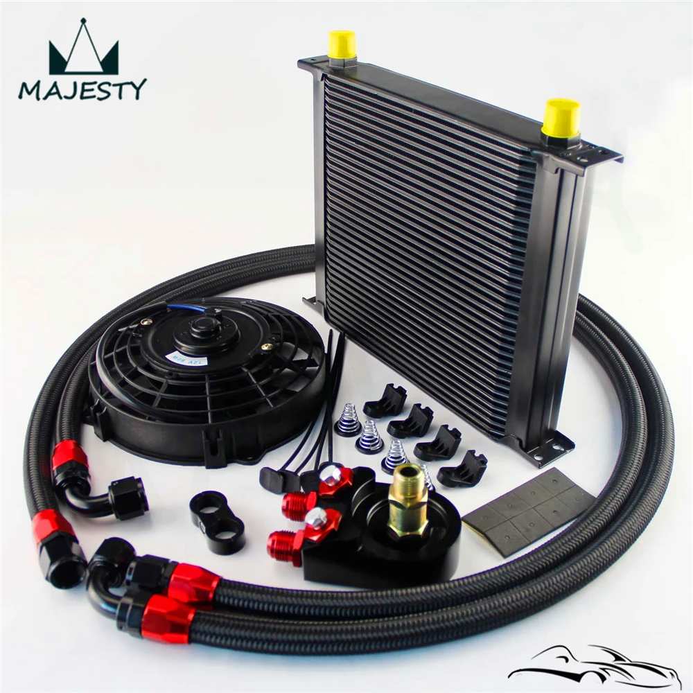 Универсальный комплект масляного радиатора коробки передач двигателя 34 ряда 10AN +