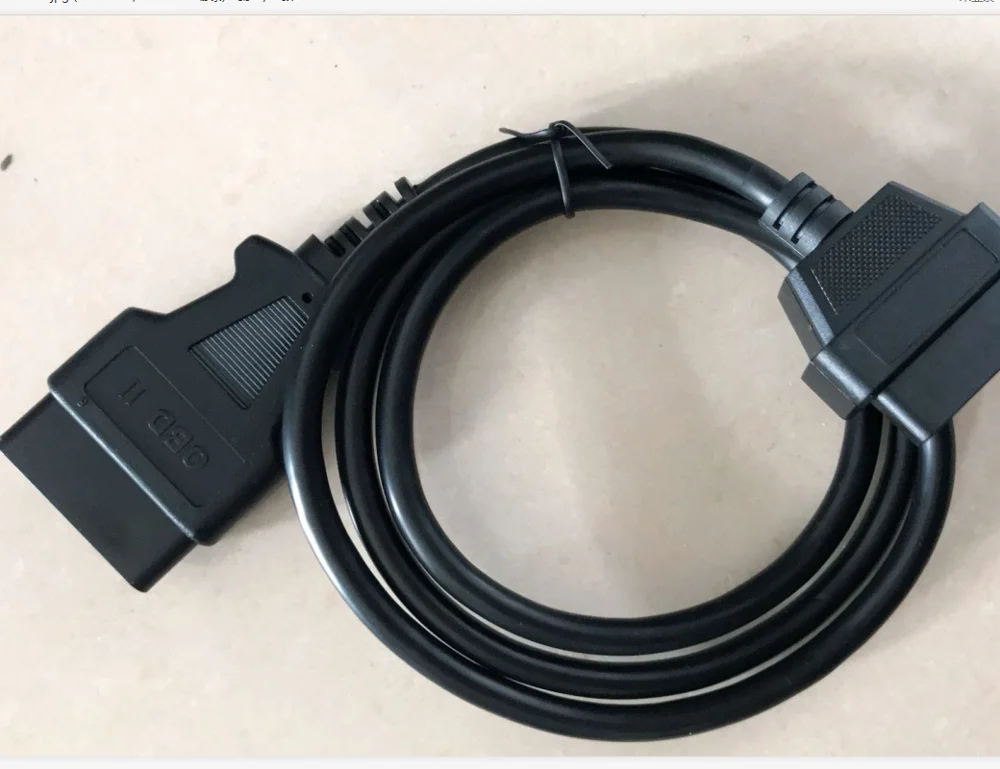 Высокое качество OBD2 адаптер 16pin штекер женский кабель удлинитель OBD II OBDII 16