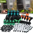 5M-50M садовый капельный полив, ирригационный Набор для теплицы, система воды с 47 мм шлангом, 4-полосный разветвитель, разбрызгиватель, тройник, опрыскиватель