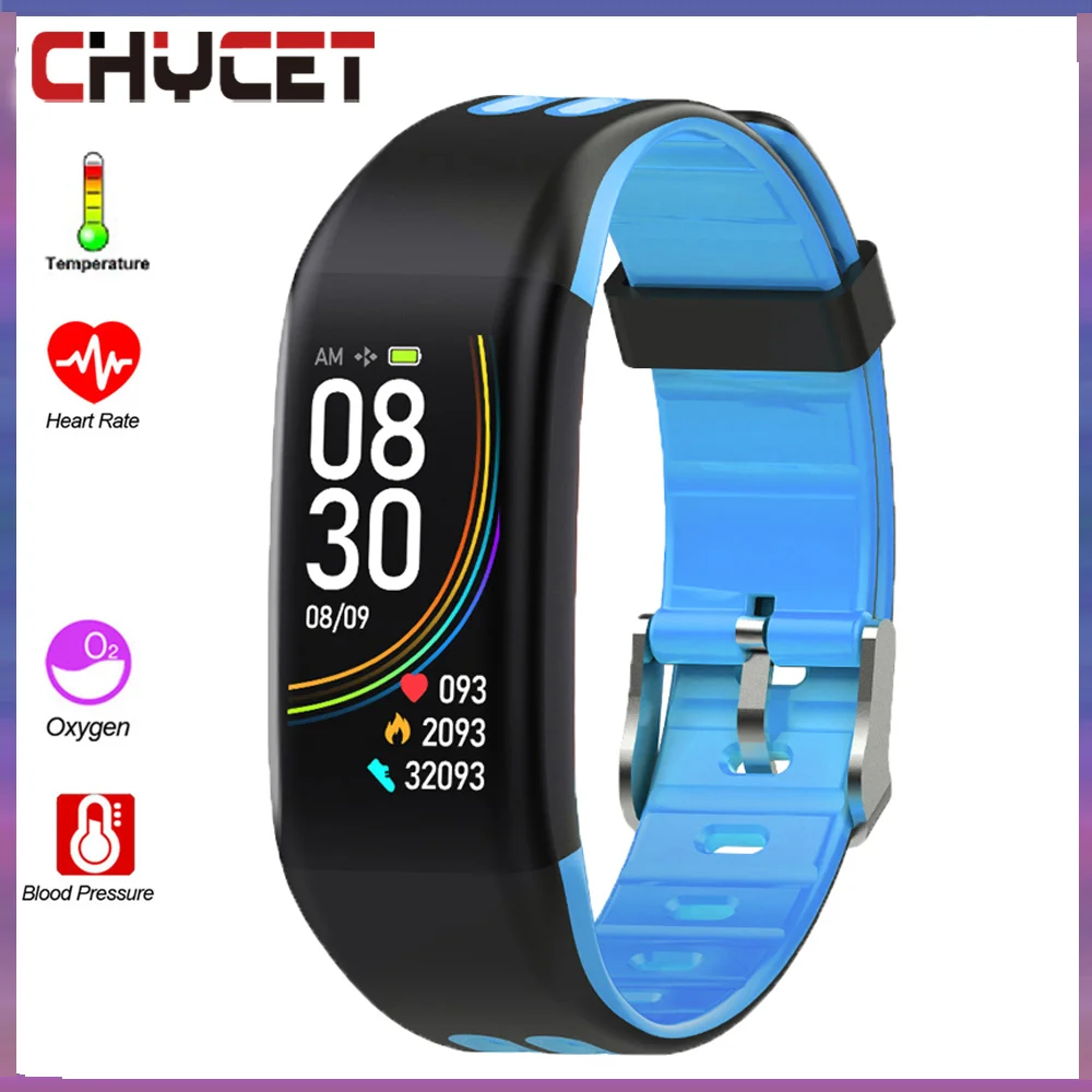 

CHYCET 2021 Smart Band Men Women Watch Pedometer Sleep Heart Rate Blood Pressure Monitor Bluetooth-compatible for IOS Android