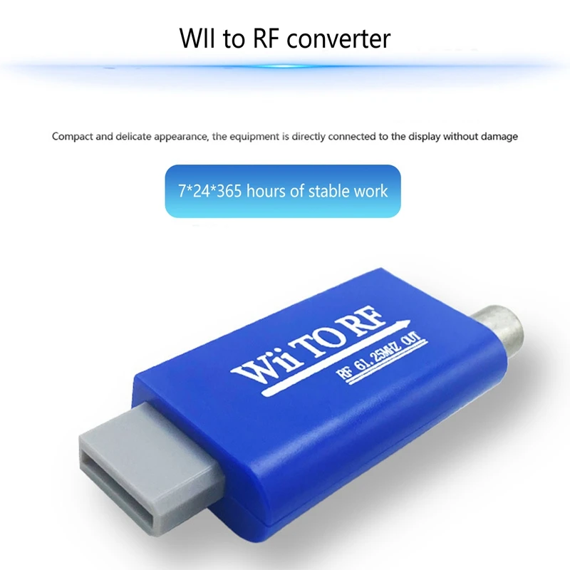 Прибытие Wii к RF преобразователь адаптер 2RF для ТВ с радиочастотным