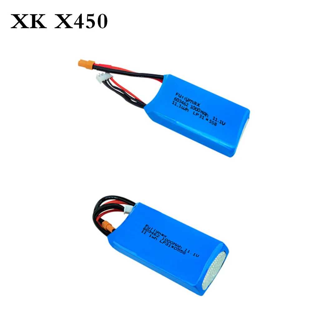 3s 11 1 V 1000mAh1300mah Lipo Батарея для XK X450 FPV дрона с дистанционным управлением самолет