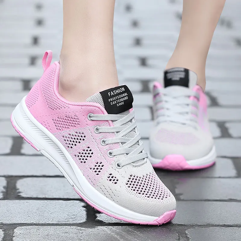 Женская обувь для бега дышащая повседневная Легкая удобная спортивная