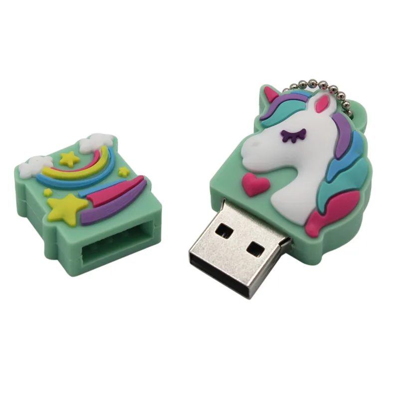TEXT ME Cartoon 64GB cute hot air balloon unicorn USB Flash Drive 4GB 8GB 16GB 32GB Pendrive 2.0 Usb stick | Компьютеры и офис