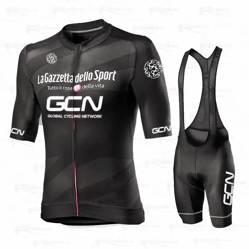 Новинка 2021 Мужская велосипедная Джерси GCN летний комплект с коротким рукавом Maillot
