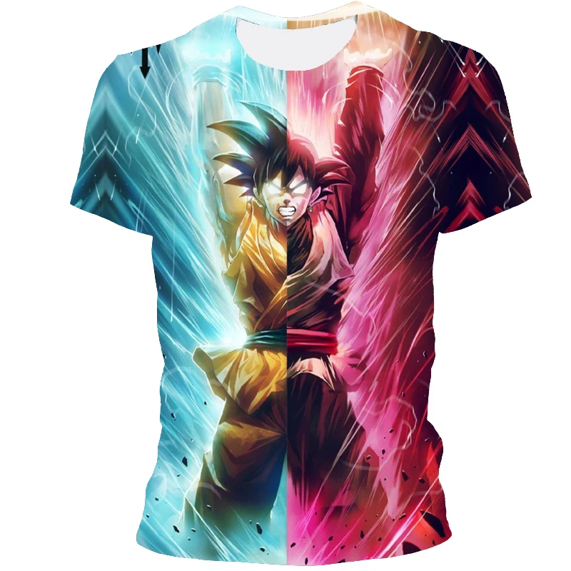 

Men's short sleeve 3D printing design dragon beads fashion print T-shirt for men