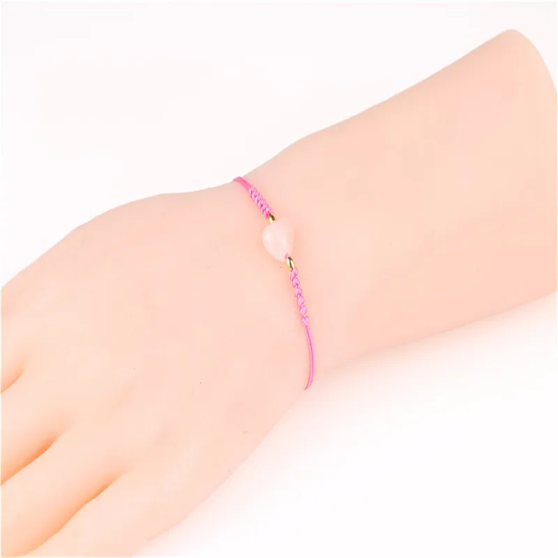 Sale1PC женский китайский узел сердце веревочная цепочка на удачу очаровательные