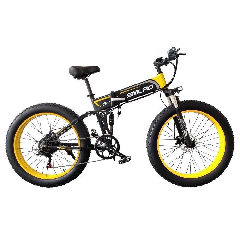 Kaufen Berg Elektrische Fahrräder 1000W 48V14ah Hydraulische Bremse 26 Zoll Fett Reifen Elektrische Bike 45 Km/h Elektrische Fahrrad Strand E-bike