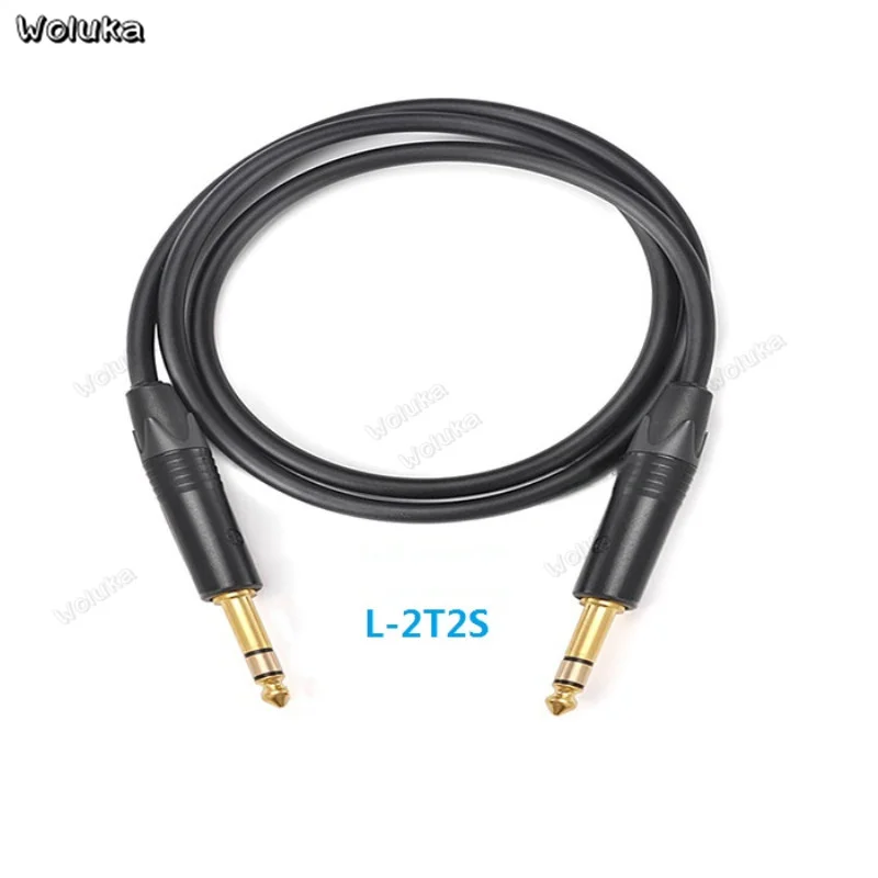 Большой Трехконтактный разъем интерстильный кабель 2T2S hifi Чистый медный черный
