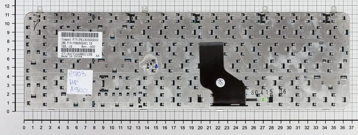Клавиатура для HP Compaq Presario A945 A909 A900 Series p/n: PK1303D0200 V080502AS1 MP-06703US-698 русская черная -