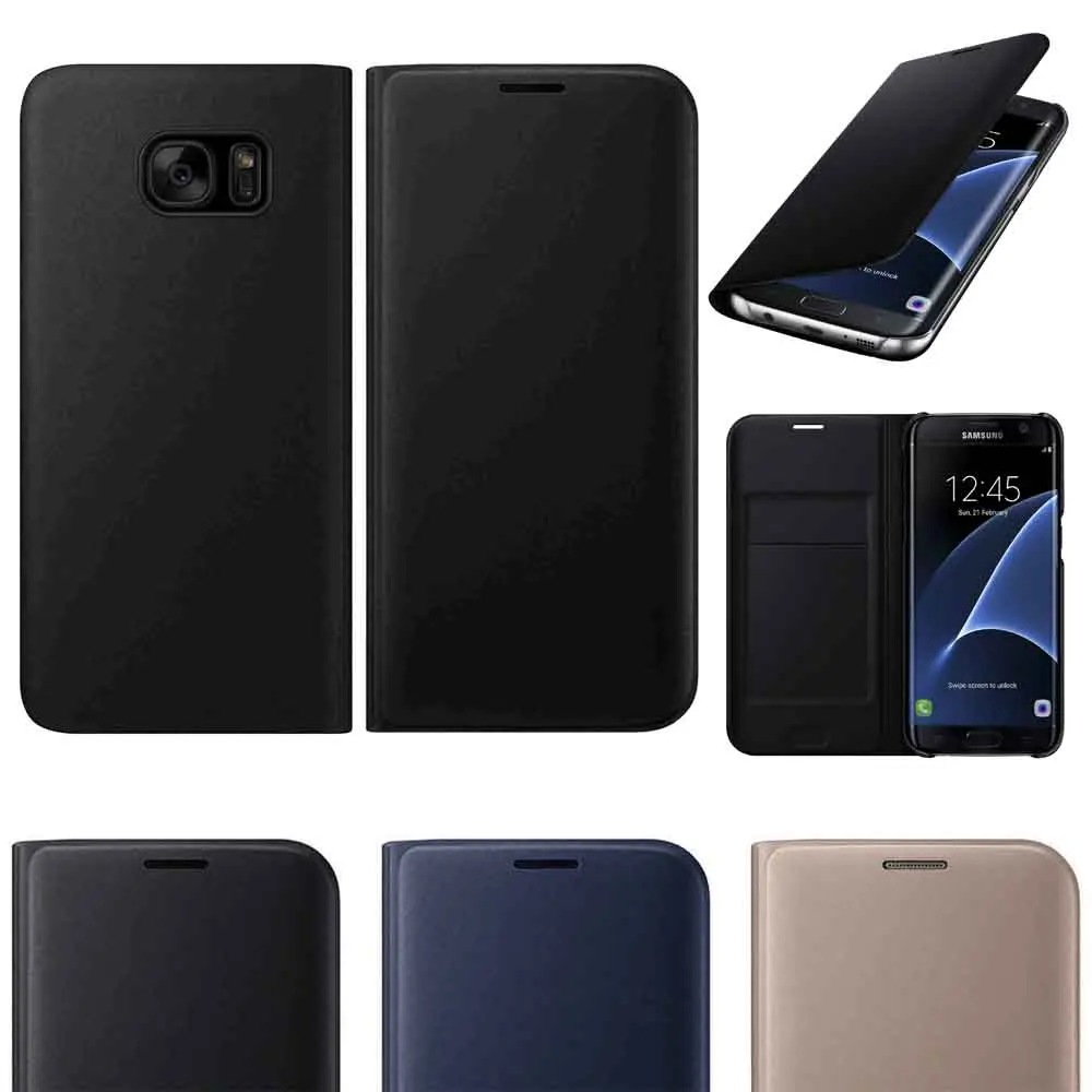 Роскошный кожаный чехол для телефона samsung Galaxy S7 S7 Edge S8 S8 Plus всенаправленный ударопрочный защитный чехол для телефона