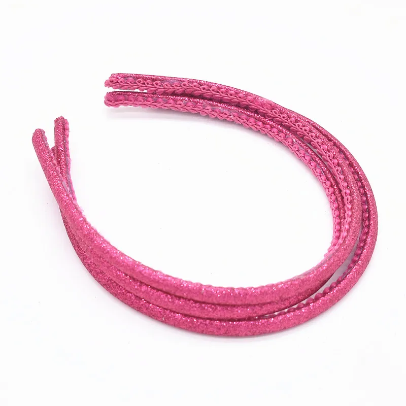 Повязка на голову женская с блестками милый обруч конфетных цветов аксессуар для