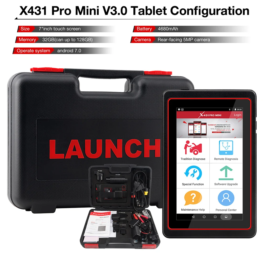 Автомобильный диагностический сканер LAUNCH X431 Pro Mini V3.0 с поддержкой Wi-Fi | Автомобили