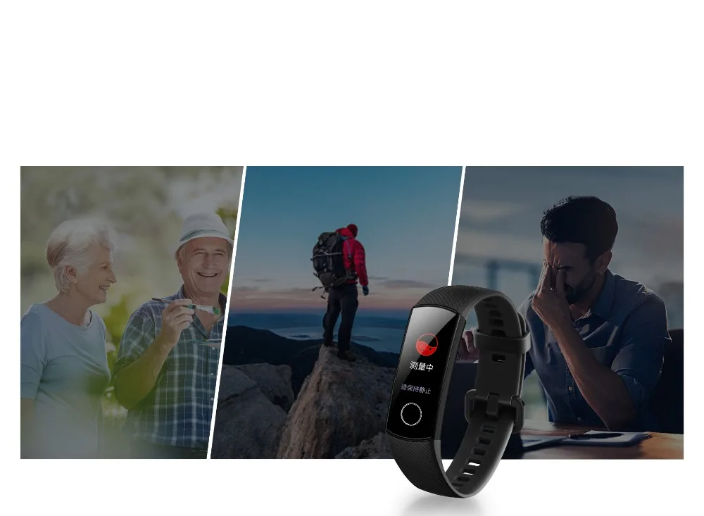 Умный Браслет huawei Honor Band 5 с сенсорным экраном, смарт-браслет 4, 0,95 дюймов, трекер, умный OLED, для плавания, водонепроницаемый, Bluetooth, фитнес-трекер