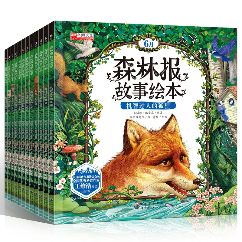 12 книг/набор детская книга с изображением леса|Мифология и народные сказки| |