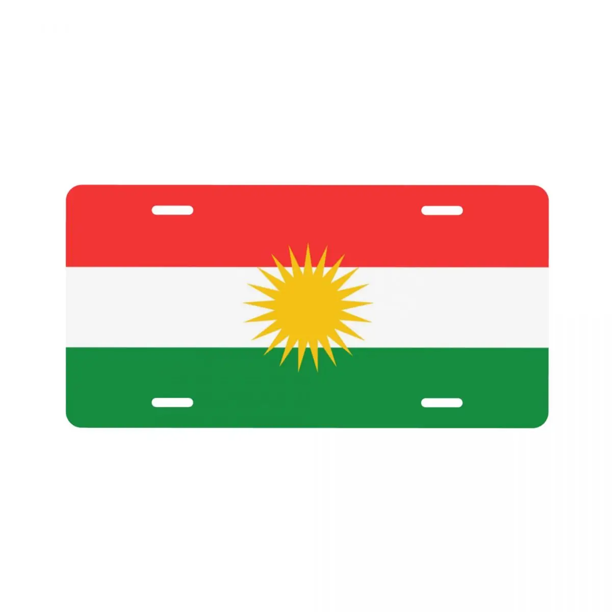 

license plate decoration 15cmX30cm Kurd Kurdish Kurdistan
