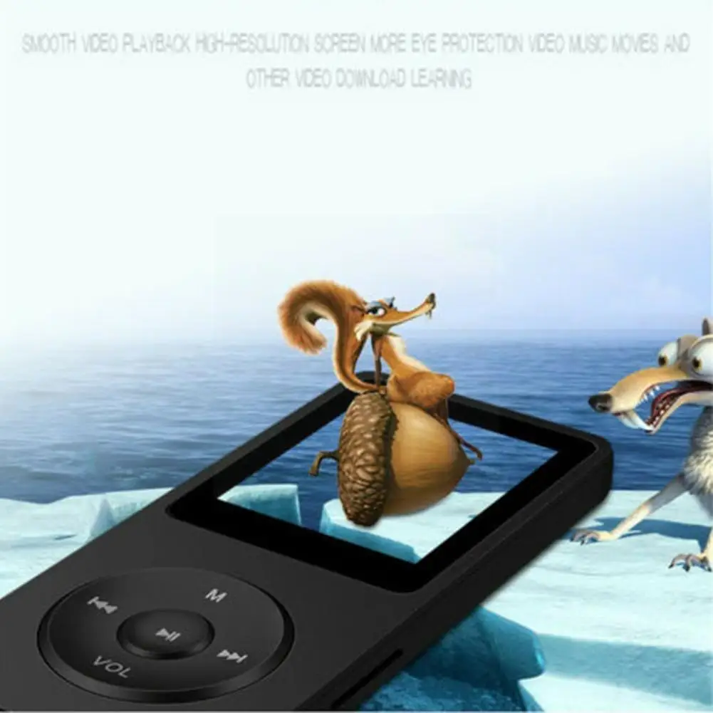 

New Sports MP3 Music Player Playback Lossless Sound And MP3 Player Play Music FM Music Player Recorder Can Card Videos Z5E6