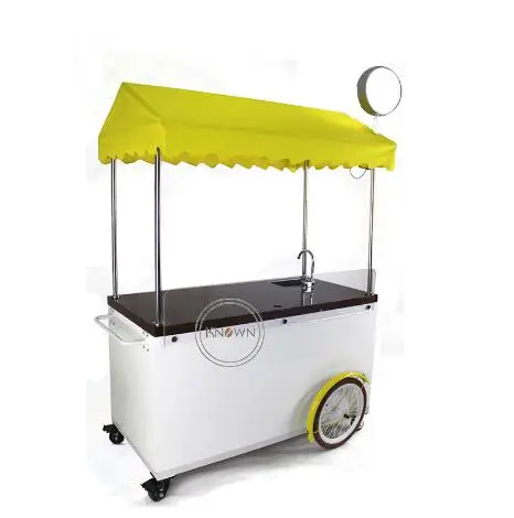 Многофункциональная Мобильная тележка для еды велосипеда трейлер грузовика