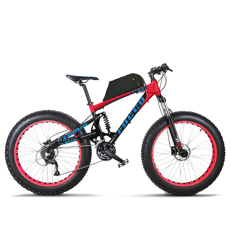 Электрический мягкий хвост 26-дюймовый Снежный велосипед 48 В/60 в фэтбайк 1500 Вт