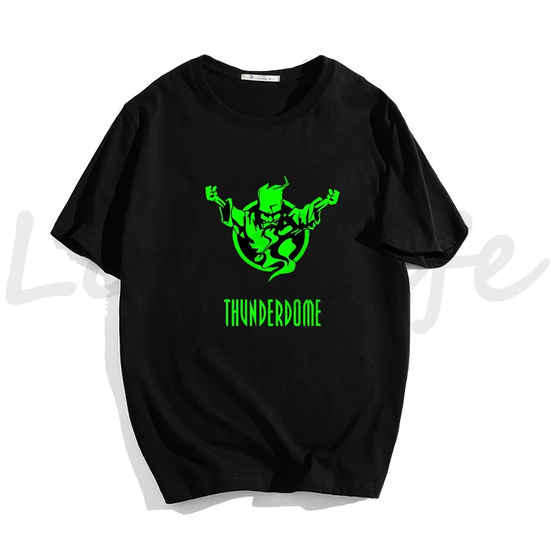 

Thunderdome Summer T Shirt Men Cotton Short Sleeve Hardcore Wizard Logo T-shirt Unisex Harajuku O-neck Tee Casual Tops Male