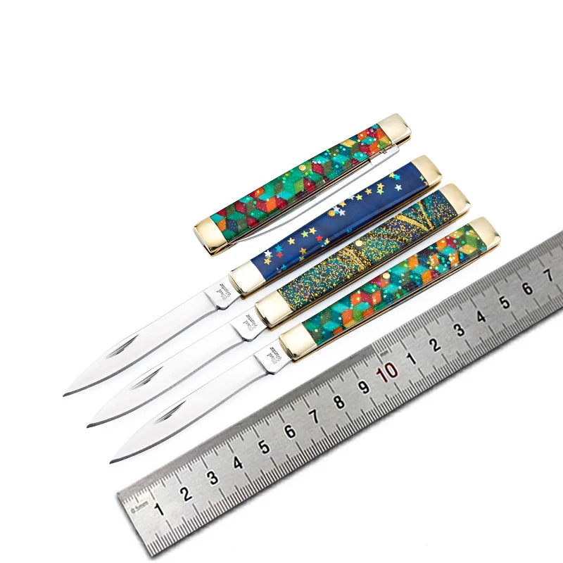 1 шт. многофункциональный нож с полимерной ручкой геометрическим узором | Дом и