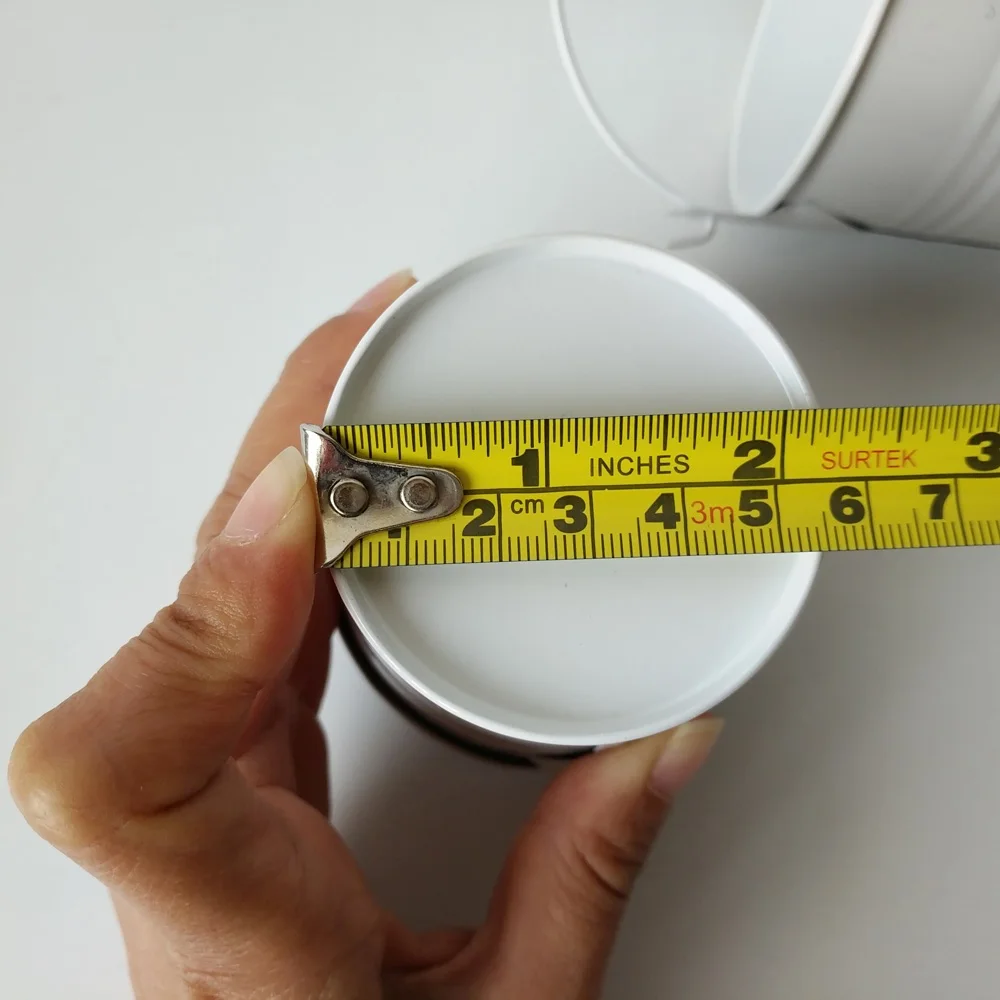 20 шт./лот диаметр 7 5 * высота см белый оловянный хвост мини-горшок металлические