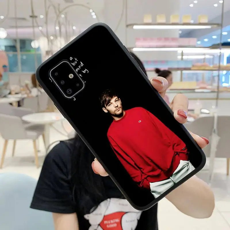 

1D Louis Tomlinson Phone Case For Samsung S5 S6 S7 S8 S9 S10 S20 S21 Edge Plus E Fe Lite Cover