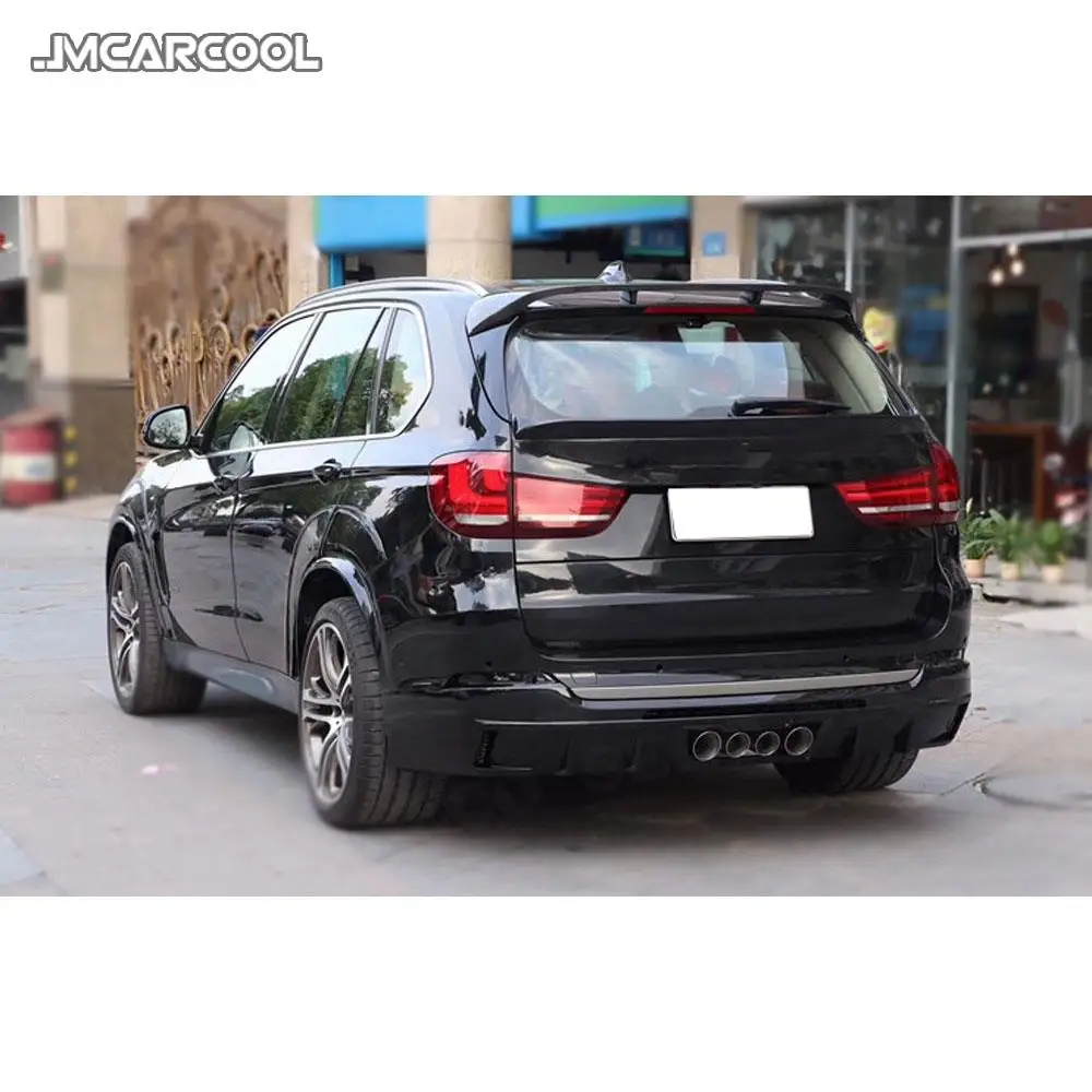 

For BMW X5 F15 2015-2018 LM Style Rear Spoiler Carbon Fiber / FRP Roof Top Wings Trunk Spoiler Car Boot Trim
