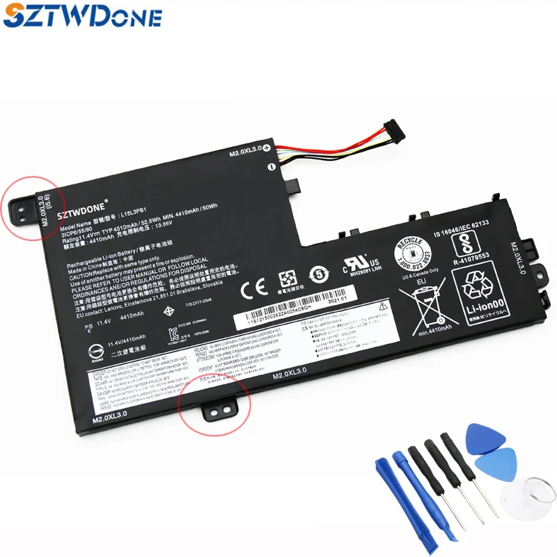

SZTWDONE New Laptop Battery For Lenovo L15M3PB0 L15C3PB1