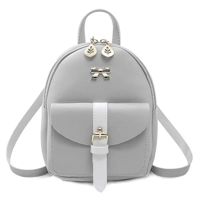 Мини рюкзак из искусственной кожи для девочек модная маленькая сумка на плечо с