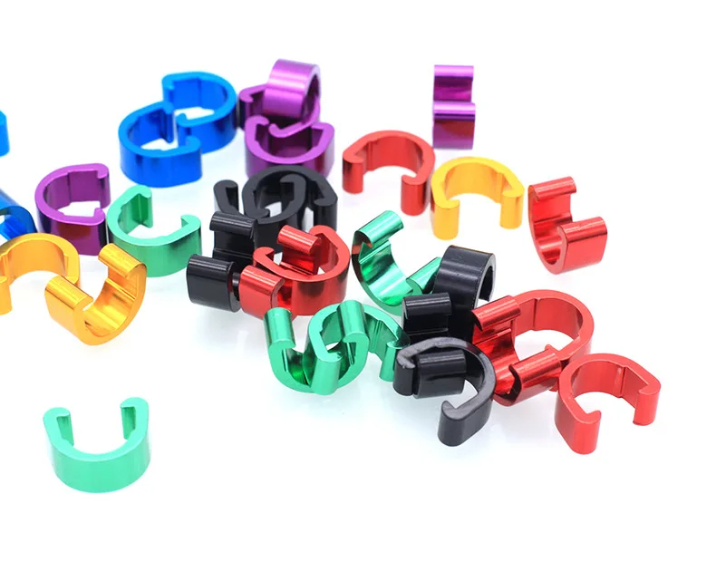 4 шт. Велосипедный тормозной кабель направляющий C-образные зажимы велосипедный