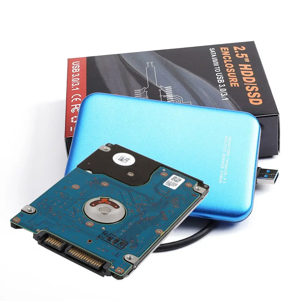 Корпус SSD USB3.0 футляр для внешнего жесткого диска высокая скорость поддержка UASP500GB