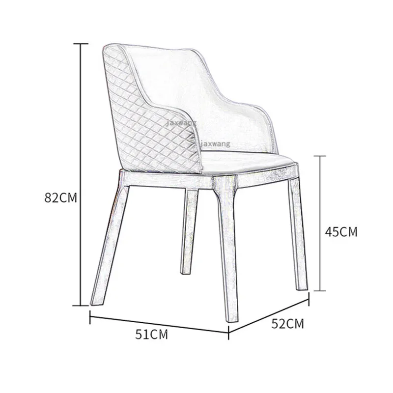 Кожаные обеденные стулья в скандинавском стиле для ресторана современная мебель
