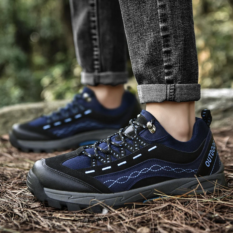 New Classic Men's Hiking Shoes Outdoor Non-slip Low up Trekking Shoes Men Sports Climbing Men Sneakers For Trekking Tourism