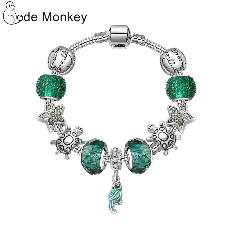 CodeMonkey Европейская и американская мода DIY Звездный браслет женские браслеты и браслеты для женщин ювелирные аксессуары CMB434
