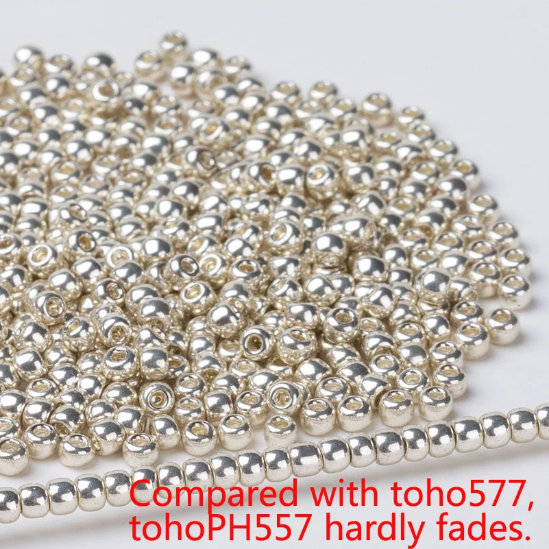 Taidian японские круглые стеклянные бусины Toho 1 5 мм 2 0 3 оцинкованное золото TohoPF557