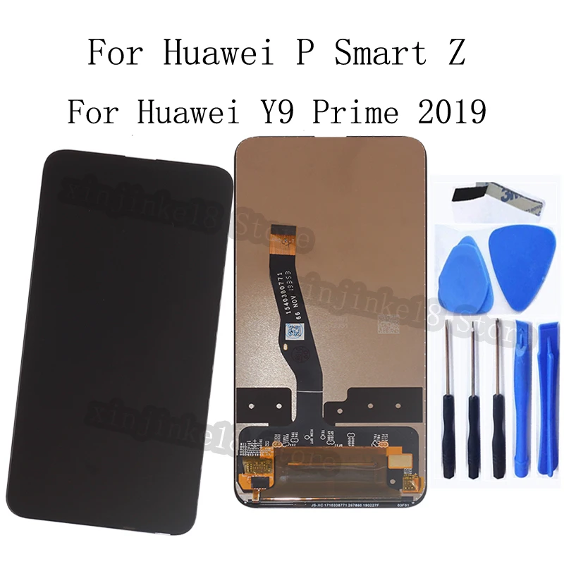 ЖК-дисплей 6 59 &quotдля Huawei Y9 Prime 2019 с сенсорным экраном и дигитайзером в сборе