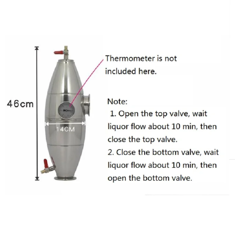 Улучшенная колонна для дистилляции ликера керамическая воздушная подушка