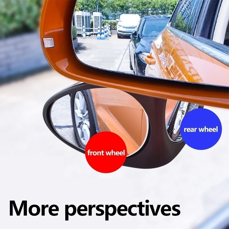 Автомобильное вспомогательное зеркало заднего вида регулируемое слева для