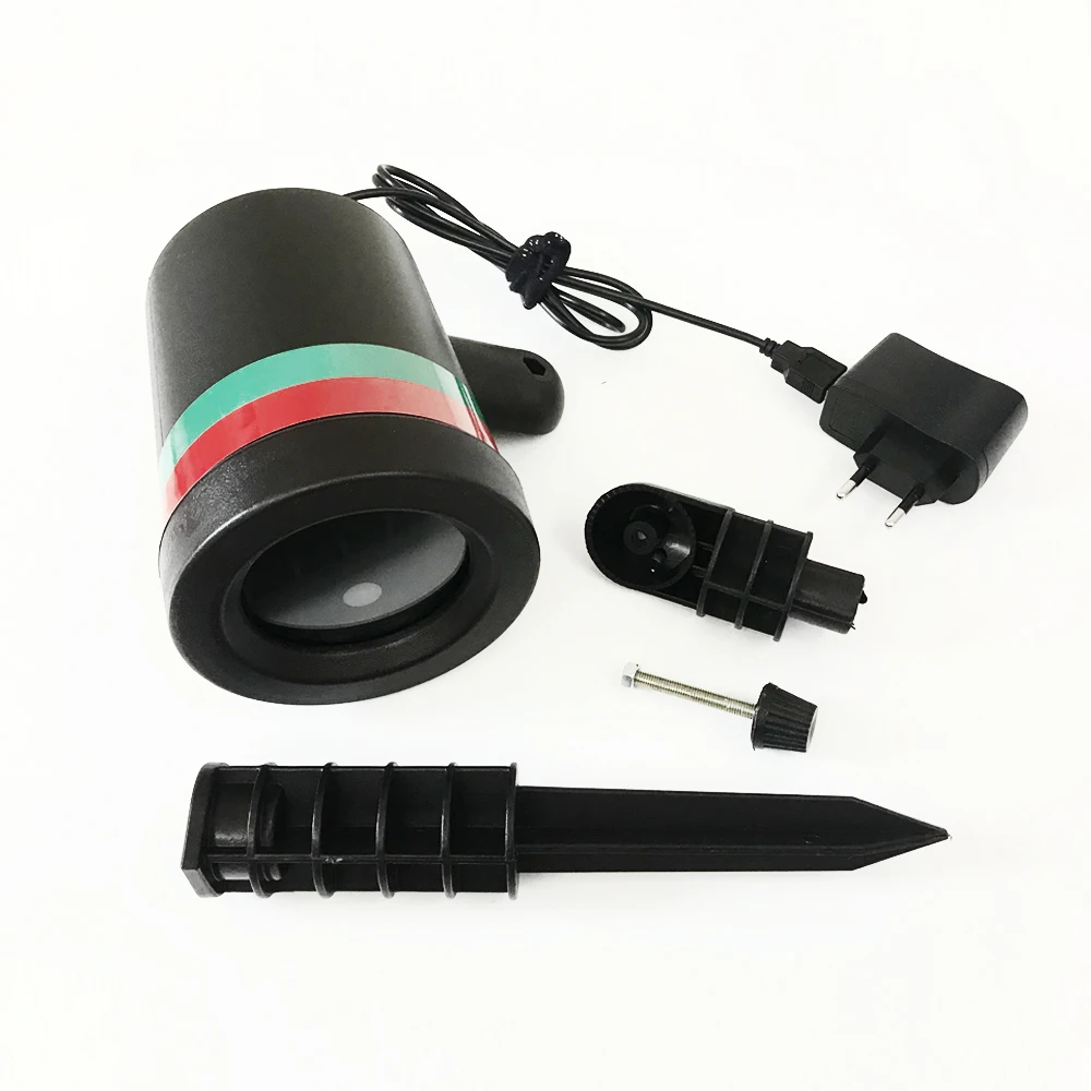 Рождество лазерный проектор звезды красный зеленый душ огни Открытый