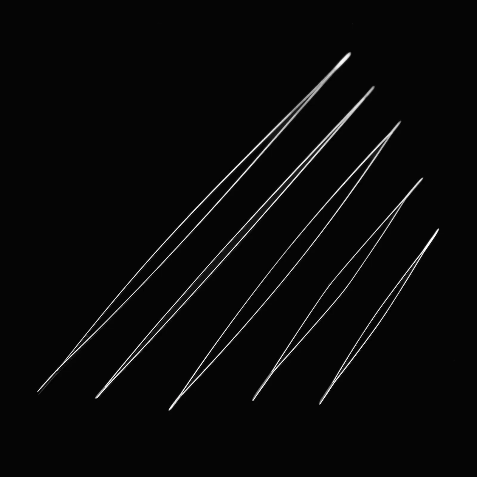 Иглы для бисероплетения инструменты изготовления ожерелья металлическая нить