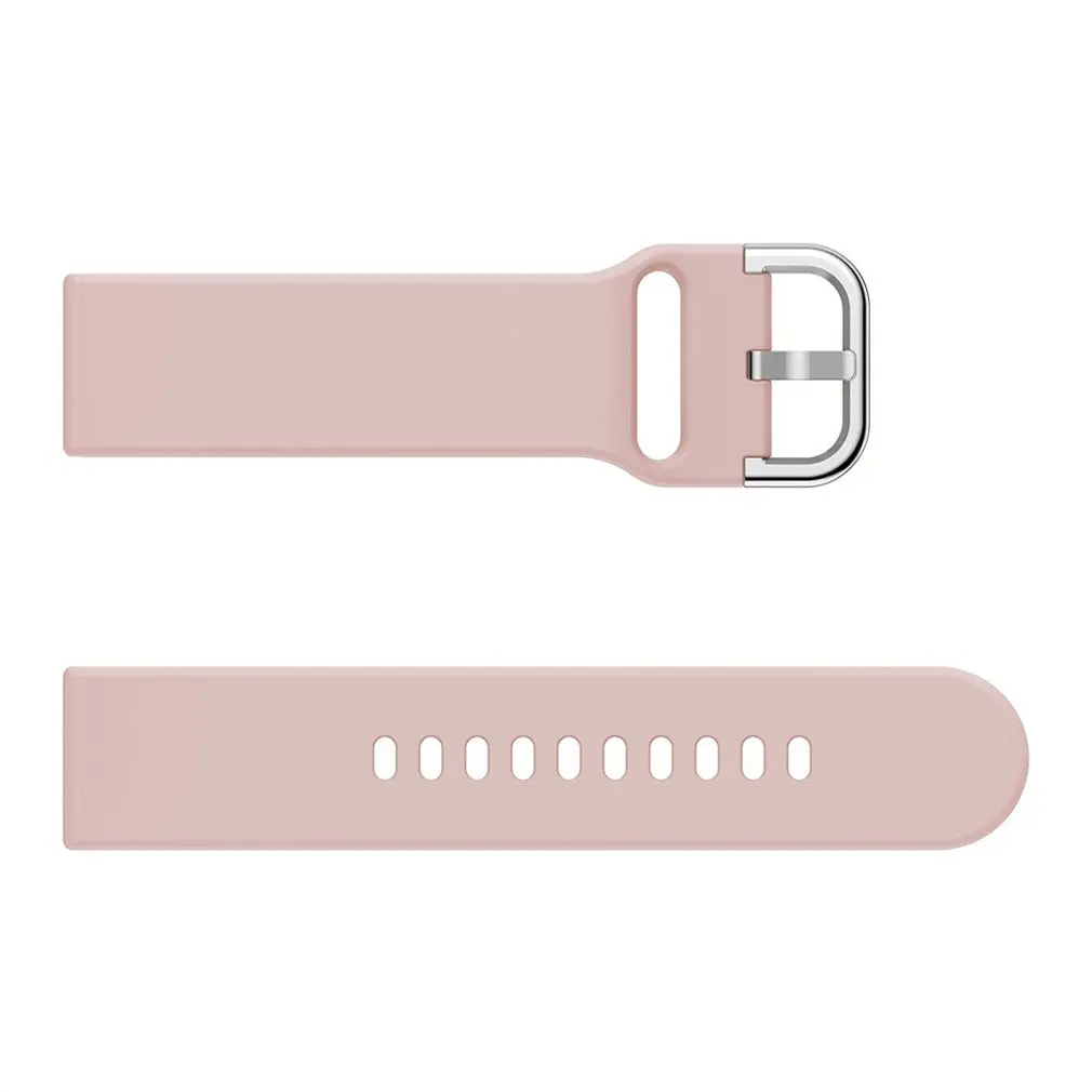

Watch Replacement Strap For Haylou Watch LS02 Series 20mm Solid Color Vibrant Silicone Strap Fashion